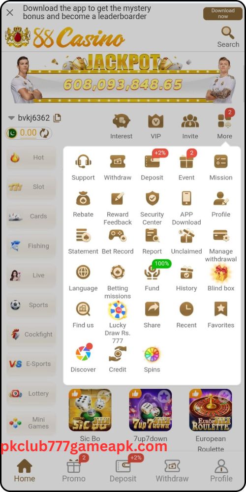 888CASINO Game